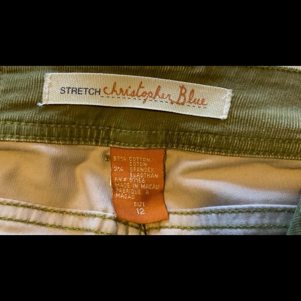 Christoper Blue Corduroy Pants